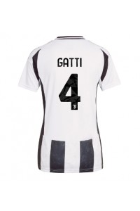 Juventus Federico Gatti #4 Jalkapallovaatteet Naisten Kotipaita 2024-25 Lyhythihainen